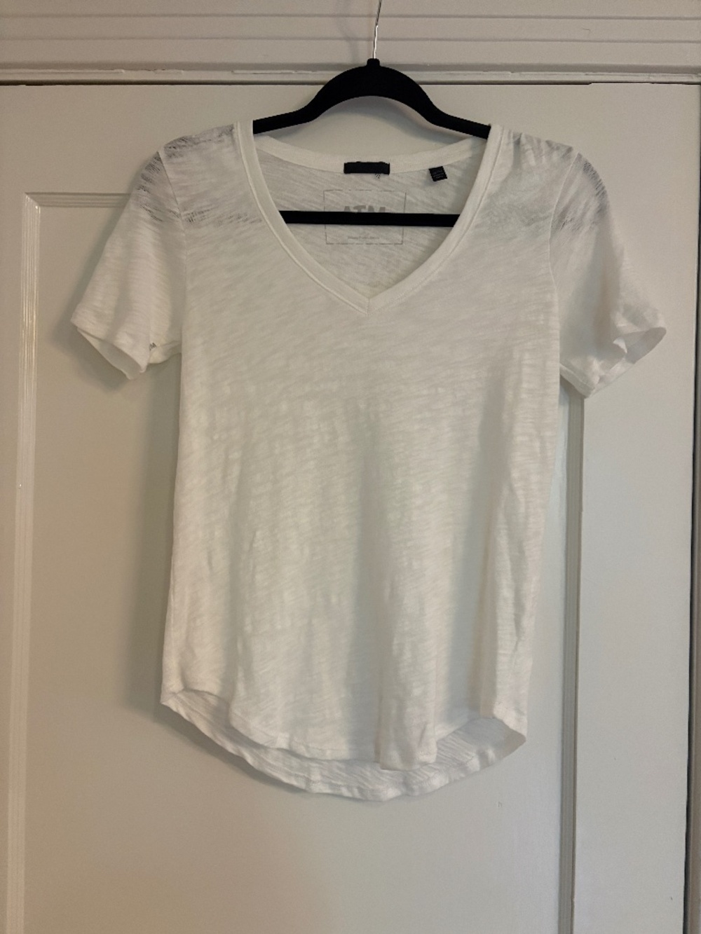 ATM Jersey v neck tee